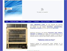 Tablet Screenshot of abogadoscac.com.co